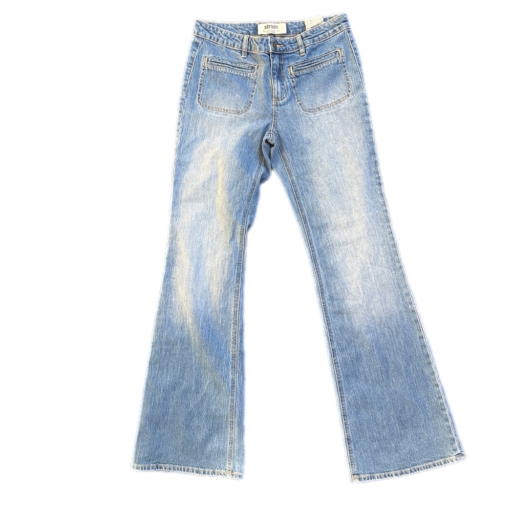 Stradivarius Light Blue Flare Jeans
